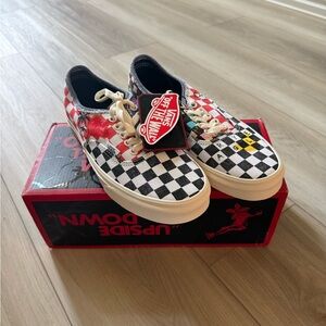 Vans Checkerboard and Floral Sneakers